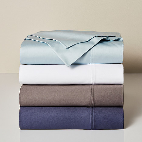 Heartland&reg; HomeGrown&trade; 400-Thread-Count Solid Sateen Sheet Set. View a larger version of this product image.