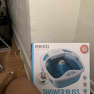 Alternate image 9 for HoMedics&reg; Shower Bliss Foot Spa with Heat Boost Power