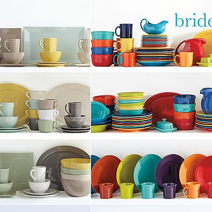 Fiesta&reg; Dinnerware Collection in Lemongrass. View a larger version of this product image.