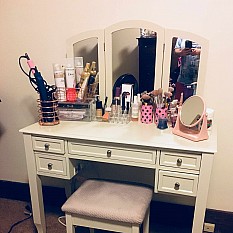 Alternate image 4 for Charlotte 2-Piece Vanity Set with Power Strip and USB