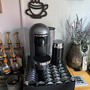 Alternate image 5 for Nespresso&reg; by Breville&reg; VertuoPlus Deluxe Coffee and Espresso Maker Bundle with Aeroccino