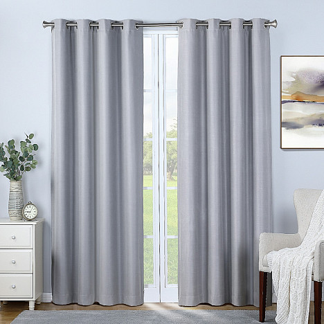 Therapedic&reg; Nantes Velvet Rod Pocket 100% Blackout Window Curtain Panel (Single). View a larger version of this product image.