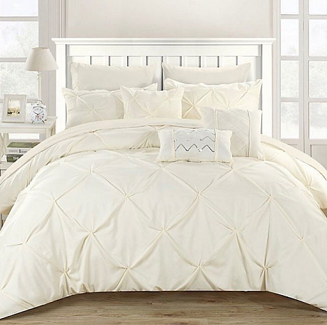 Truly Soft Arrow Pleated 8-Piece Comforter Set. View a larger version of this product image.
