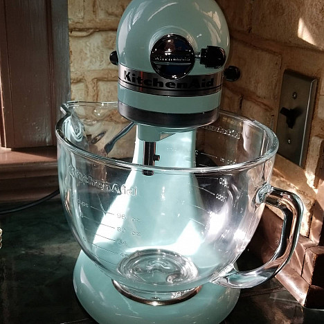 KitchenAid&reg; 5 qt. Artisan&reg; Design Series Stand Mixer with Glass Bowl. View a larger version of this product image.