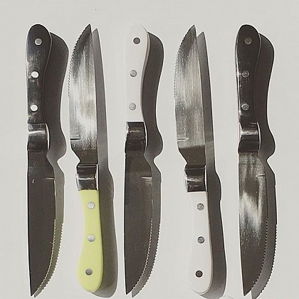 Knork&reg; Steak Knives (Set of 4). View a larger version of this product image.