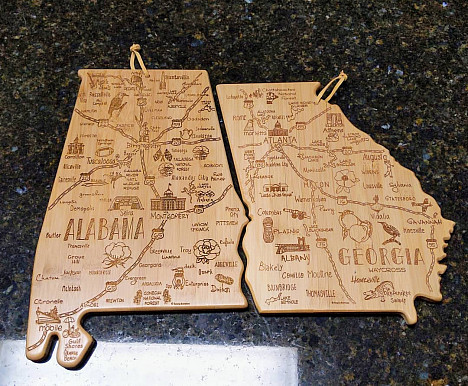 Totally Bamboo&reg; Georgia Destination Cutting/Serving Board. View a larger version of this product image.