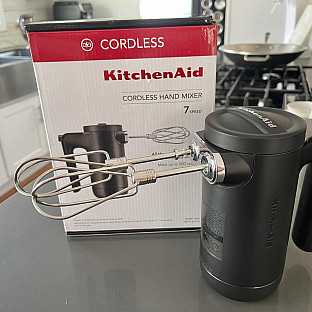 Alternate image 6 for KitchenAid&reg; Cordless 7 Speed Hand Mixer