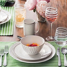 Alternate image 1 for kate spade new york Charlotte Street East Dinnerware Collection in Grey