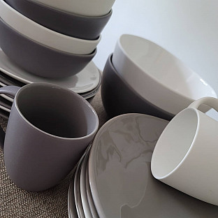 Alternate image 6 for Simply Essential&trade; Coupe 12-Piece Dinnerware Set in White