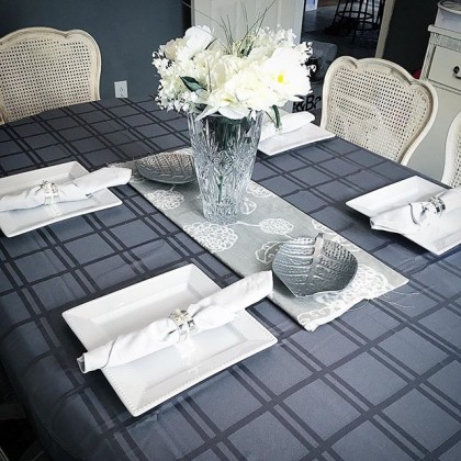 Origins&trade; Microfiber Tablecloth. View a larger version of this product image.