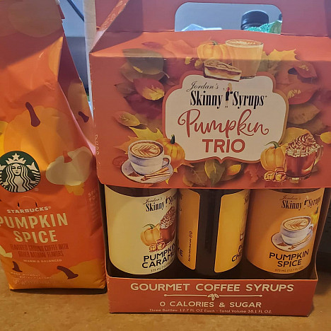 Jordan&#39;s Skinny Syrups&reg; Pumpkin Collection Trio. View a larger version of this product image.