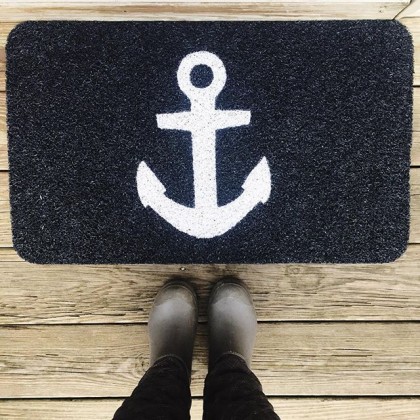 Kikkerland&reg; Anchor 18-Inch x 30-Inch Door Mat. View a larger version of this product image.