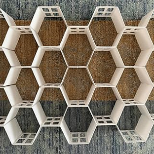 Alternate image 3 for Simply Essential&trade; Honeycomb Drawer Organizer in White