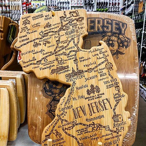 Totally Bamboo&reg; New Jersey Destination Cutting/Serving Board. View a larger version of this product image.