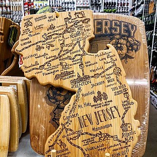 Alternate image 1 for Totally Bamboo&reg; New Jersey Destination Cutting/Serving Board