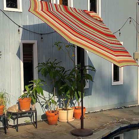 Destination Summer 9-Foot Tilting Patio Market Umbrella. View a larger version of this product image.