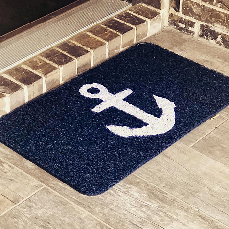 Kikkerland&reg; Anchor 18-Inch x 30-Inch Door Mat. View a larger version of this product image.