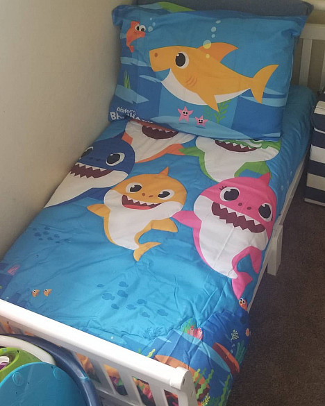Baby Shark Toddler Bedding Collection. View a larger version of this product image.