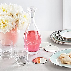 Alternate image 4 for kate spade new york Two of a Kind&trade; "Ours" Decanter