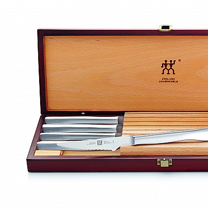 Zwilling&reg; 8-Piece Stainless Steel Steak Knife Gift Set. View a larger version of this product image.