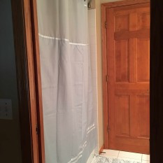 Alternate image 5 for Hookless&reg; Escape Fabric Shower Curtain and Snap-in Liner Set