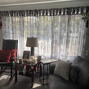 Alternate image 10 for Madison Park Simone Sheer Twisted Tab Top Window Curtain Panel (Single)
