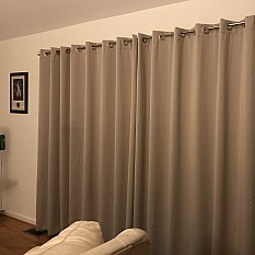 Alternate image 2 for Sun Zero&reg; Bella 84-Inch Room-Darkening Extra-Wide Grommet Patio Door Panel (Single)