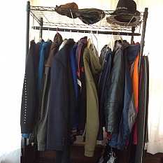 Alternate image 5 for Oceanstar Garment Rack with Adjustable Shelves and Hooks in Black