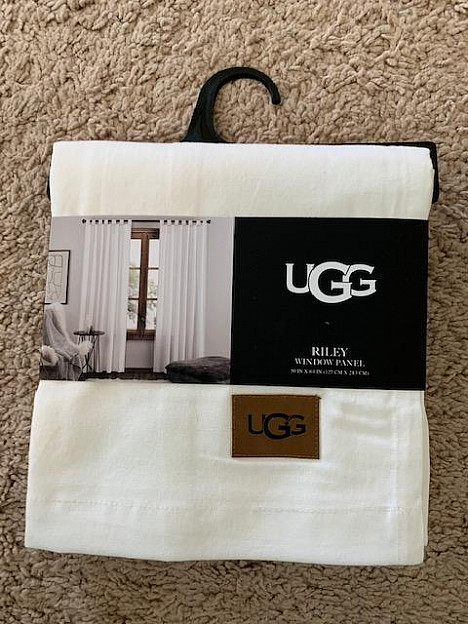 UGG&reg; Riley Tab Top Window Curtain Panel (Single). View a larger version of this product image.