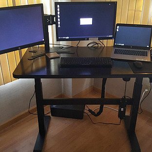Alternate image 9 for Adjustable Height Smart Desk