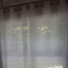 Alternate image 3 for Arm and Hammer&trade; Curtain Fresh&trade; Odor Neutralizing Sheer Curtain Panel (Single)