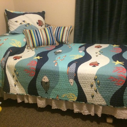 Lush Décor Sea Life Reversible Quilt Set. View a larger version of this product image.