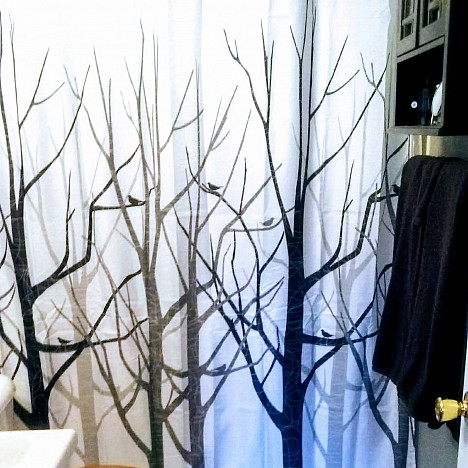 iDesign&reg; Forest Shower Curtain. View a larger version of this product image.