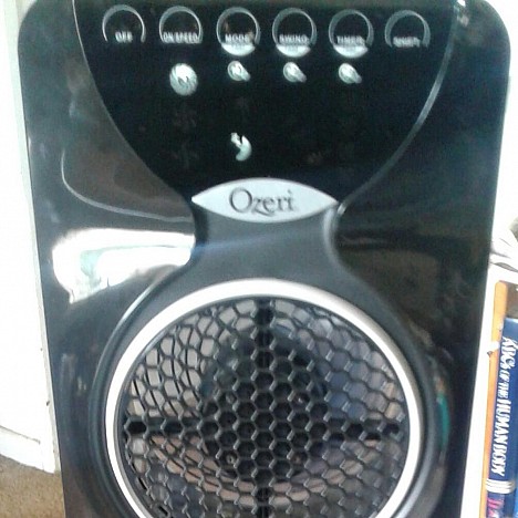 Ozeri&reg; 44-Inch 3-Speed Oscillating 3x Tower Fan with Noise Reduction. View a larger version of this product image.