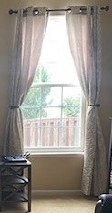 Piazza Grommet Room Darkening Window Curtain Panel (Single). View a larger version of this product image.