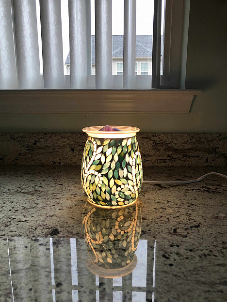 AmbiEscents&trade; Vine Mosaic Accent Warmer. View a larger version of this product image.