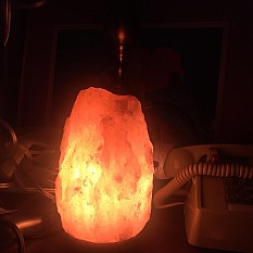 Alternate image 4 for Himalayan Glow Medium Ionic Natural Salt Crystal Lamp