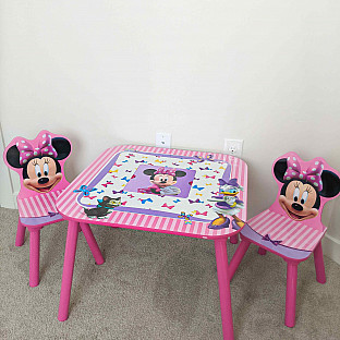 Alternate image 5 for Delta Children&reg; Disney&reg; Minnie Mouse Table and Chair Set with Storage in Pink