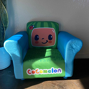 Alternate image 7 for Delta Children CoComelon Upholstered Kids Chair in Blue