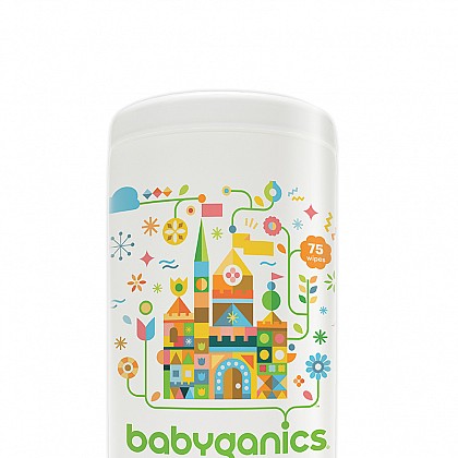 Babyganics&reg; 75-Count Fragrance-Free All-Purpose Wipes. View a larger version of this product image.
