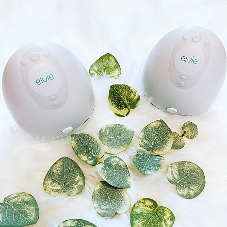 Elvie&reg; Wearable Double Electric Breast Pump. View a larger version of this product image.