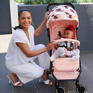 Alternate image 8 for Your Babiie AM:PM by Christina Milian Soho Compact Travel Stroller