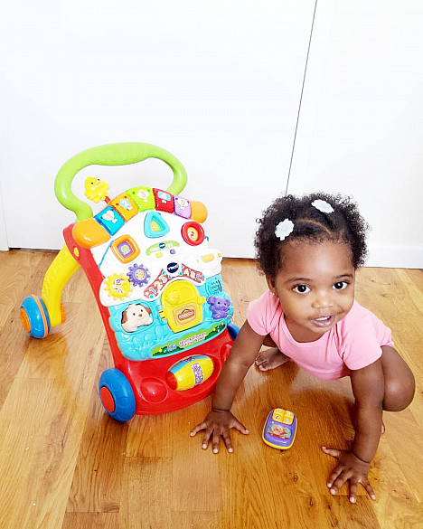 VTech&reg; Stroll &amp; Discover Activity Baby Walker. View a larger version of this product image.