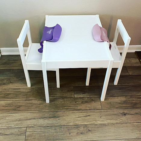Delta Children&reg; MySize 3-Piece Table and Chairs Set. View a larger version of this product image.