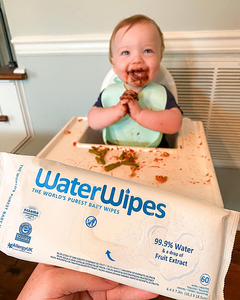 WaterWipes&reg; 60-Count Baby Wipes. View a larger version of this product image.