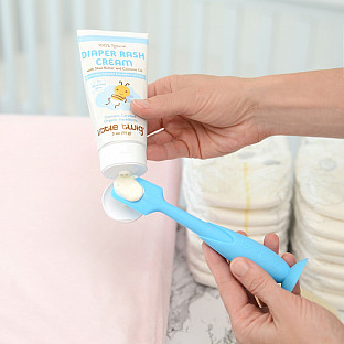Alternate image 2 for Baby Bumco Diaper Cream Brush in Blue