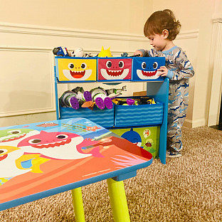 Alternate image 13 for Delta Children&reg; Baby Shark&trade; Design &amp; Store Toy Storage Organizer in Blue