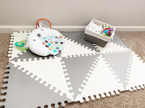 SKIP*HOP&reg; Playspot Geo Foam Floor Tiles. View a larger version of this product image.