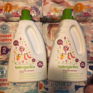 Alternate image 2 for Babyganics&reg; 60 oz. Fragrance-Free 3x Laundry Detergent