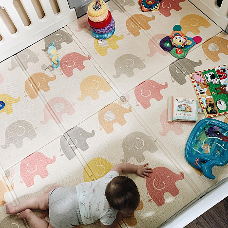 Parklon Little Elephant Portable Play Mat. View a larger version of this product image.